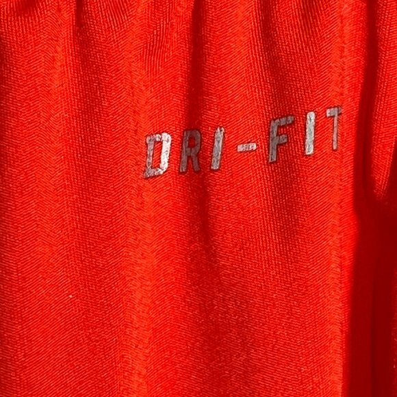 Nike Dri-Fit Orange Red Shorts Mens M Basketball Training Athletic Gym - Picture 5 of 11